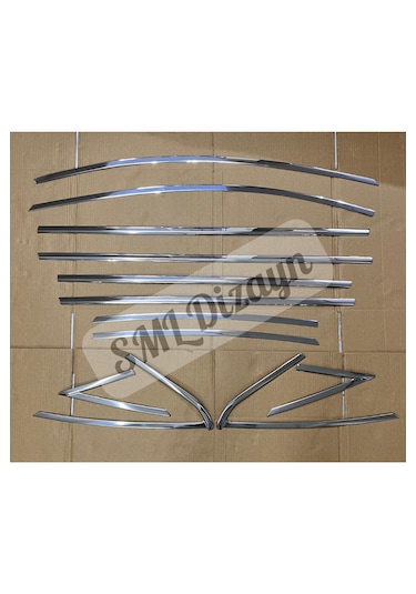 Ford Focus 3-3.5 Krom Cam Çıtası Nikelaj Krom Cam Çıtası