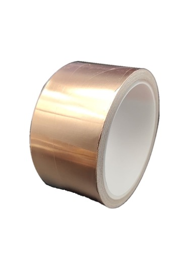 50Mm X 20Mt Iletken Bakır Folyo Kapton Bandı Tek Taraf Bant Gitar
