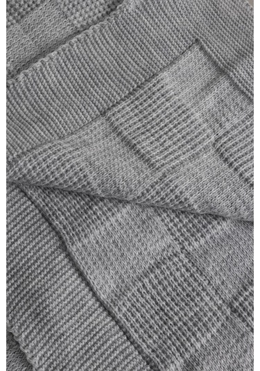 Plaid Gri Tek Kişilik Battaniye 160x220 15006 Gri