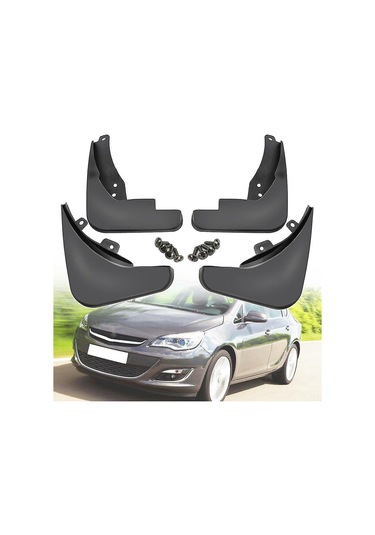 Gajeena Opel Astra J & Buick Verano Çamurluk Seti 2010-2016 - Kolay Montaj, Dayanıklı Siyah Plastik 112 Karakter