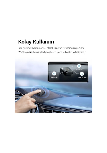 Viofo Tüm Kamera Serileri İçin Btr200 Kablosuz Bluetooth Uzaktan Kumanda