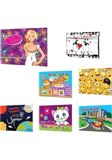 Çınar Resim Defteri 17x24 - 4 Adet