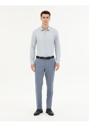Pierre Cardin Erkek Gri Gömlek Desenli 50285594-vr024 Gri
