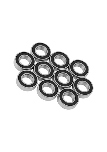 Wezone 10 Adet 688-2rs Derin Oluklu Hızlı Rulmanlar, 8x16x5mm Gömlekli, Metal Malzeme, Düşük Gürültü, Hobiler İçin Uygun