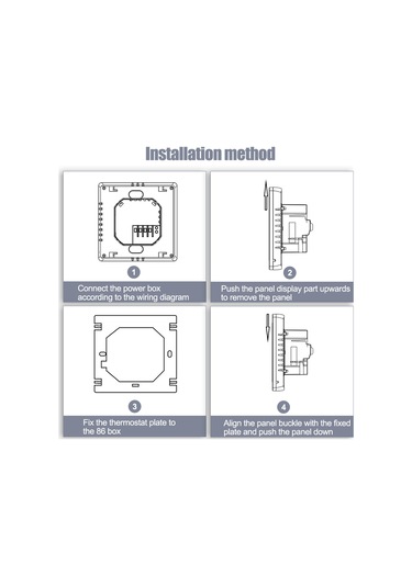 Xindoker Wifi Akıllı Su Isıtma Termostatı - Tuya Uygulaması İle Kontrol, Beyaz Işık, Dokunmatik Panel, 3a Yük, 5-90 C Ayar Aralığı