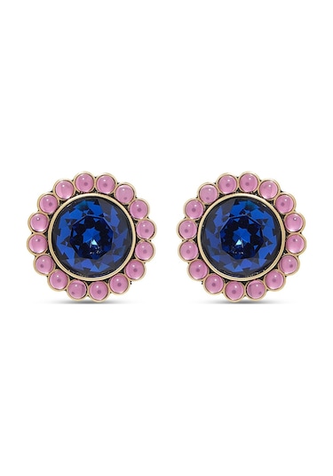 Regency Linear Earrings Kadın Küpe 6x1x0.5 Cm Koyu Mavi