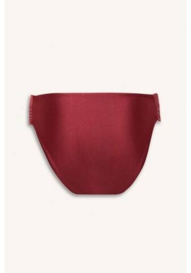 Defacto Regular Fit Saten Bikini Alt-fall İn Love E0399ax25smbr285 Bordo