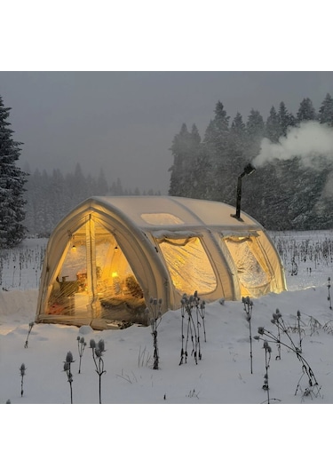 Shufa Glamping Tekne Şekilli Çadır 400x350x220 Cm Çok Renkli