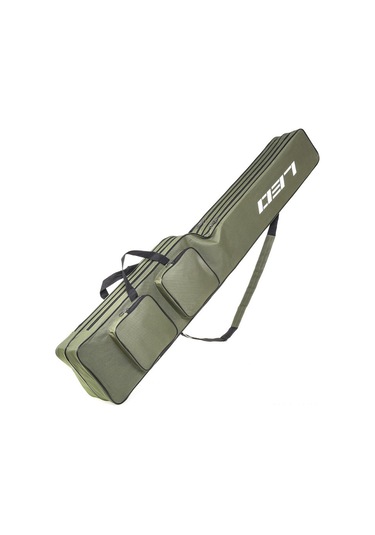 Jeehugo 130 Cm Poliester Balıkçılık Çantası - İki Ana Bölme, 4 Cep Ve Ayarlanabilir Askı - Profesyonel Ve Başlangıçcılar İçin