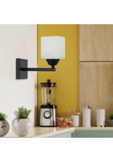 Minel Siyah Banyo Aplik Siyah