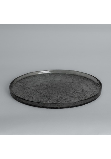 Linens Gleam Cam 28 Cm Servis Tabak Füme Füme