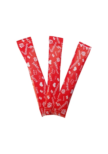 Merpak Ambalaj Stick Toz Şeker Kırmızı 2000 x 3 G