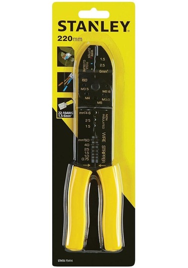 Stanley Stht0-75414 Kablo Sıyırma Kesme Yüssük Sıkma Pensesi 220