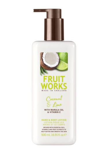 Fruit Works Coconut ve Lime Özlü El ve Vücut Losyonu 500 ML