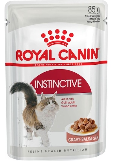 Royal Canin Instinctive Gravy Pouch Yetişkin Kedi Yaş Maması 6 x 85 G