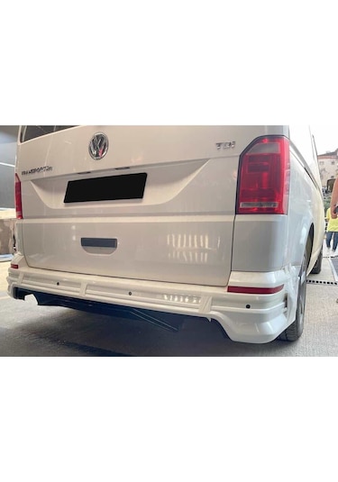 Vw Transporter T7 Abt Arka Ek Plastik Siyah Difüzör Arka-bodykit-ek-karlık