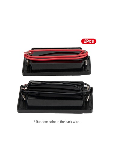 Ruicoo Mx0310d Elektro Gitar Humbucker Pikap Seti, İki Adet Kapalı Çift Bobin, Siyah Renk