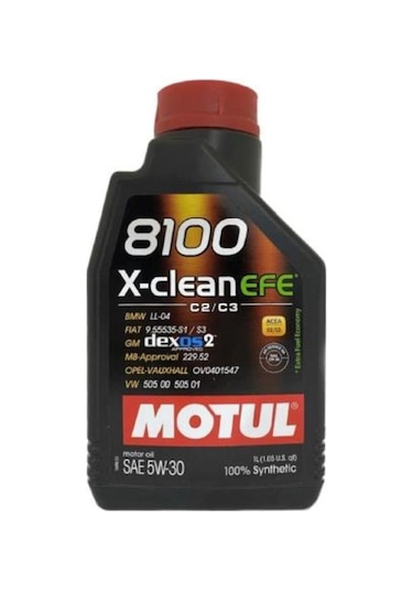 8100 X-clean Efe C2/c3 5w-30 Tam Sentetik Motor Yağı 1 L