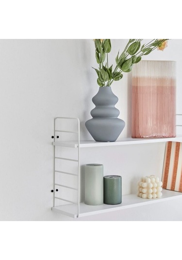 Kuzey Metal Duvar Rafı Beyaz