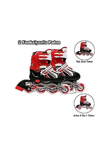 Dört Tekerlekli Arka Frenli Alıştırma Pateni