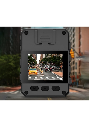 Secumore Su Geçirmez Ekranlı Yaka-polis-aksiyon Kamerası