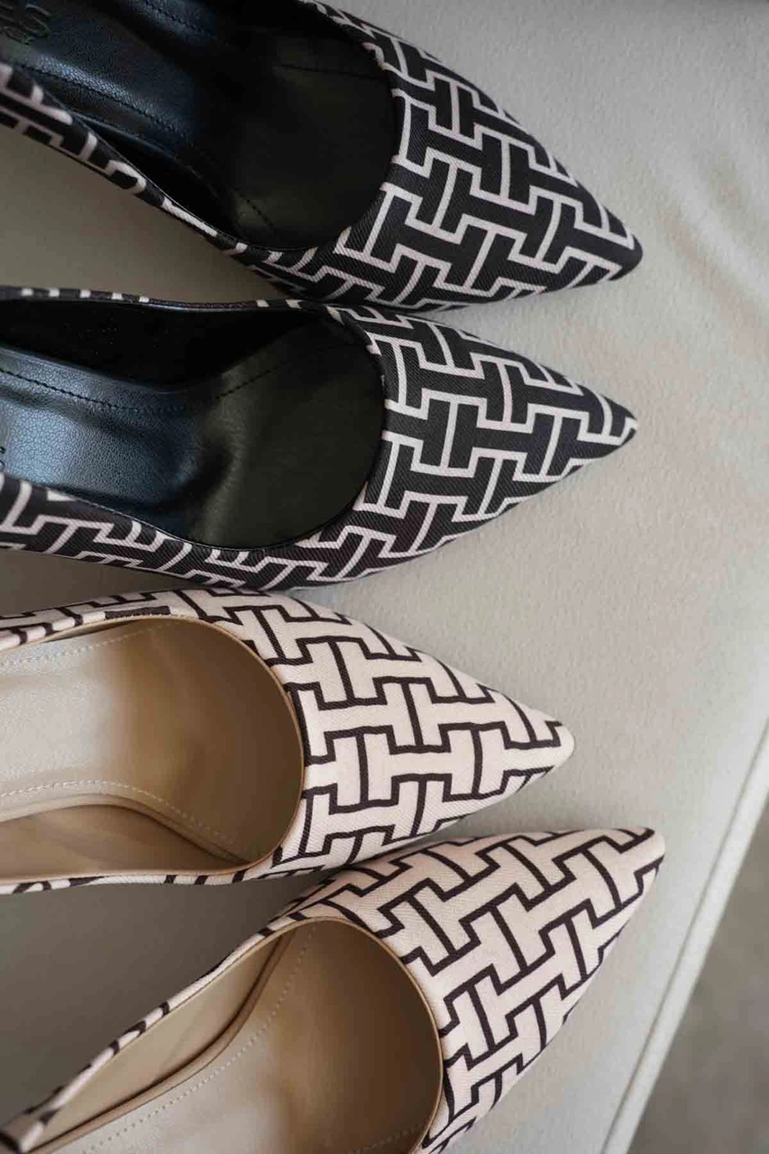 Kocadal Kocadal Kelsey Kadın Bej Desenli Stiletto Muhtelif