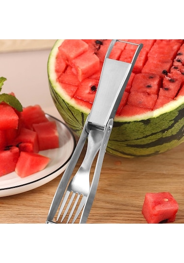 Sones 304 Paslanmaz Çelik Karpuz Kesici Ev Tipi Meyve Ayırıcı, Stil: Döner Model