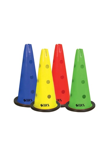 SCUCS Delikli Antrenman Hunisi 40 cm 4'lü SCX1103 Çok Renkli