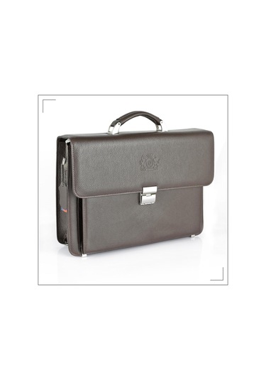 Hakiki Deri Evrak Çantası-132837 Siyah