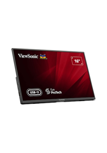 Viewsonic Va1650 16" 60 Hz 7 MS Hdmı+Usb-C Fullhd Ips Taşınabilir Monitör