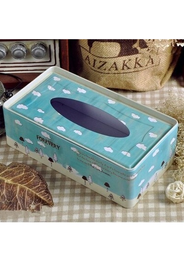 Yeşil-ücretsiz Kargo 2015 Yüksek Kaliteli Kırsal Tarzı Gül Deseni Doku Kutusu, Masaüstü Dekorasyon Demir Doku Kutuları