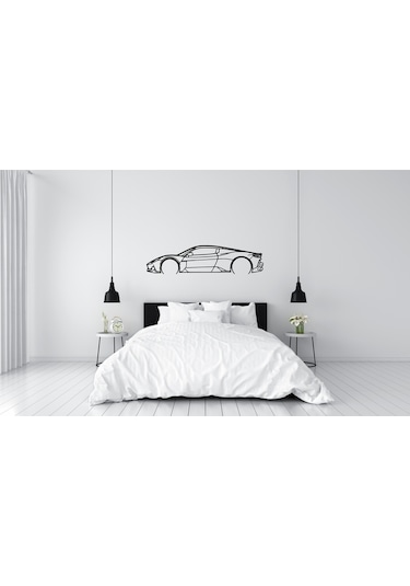 Maseratı Mc20 Duvar Süsü Tablo Dekorasyonu 2d 45-50cm