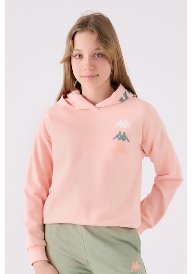 Kappa Kız Çocuk Pembe Sweatshirt 5274-46743 Pembe