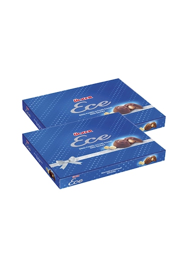 Ülker Ece Bütün Fındıklı Sütlü Çikolata 2 x 215 G