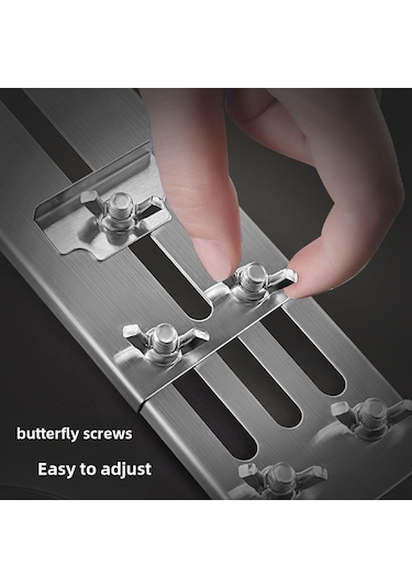 Wezone Inox Uyumlu Bıçak Taslağı: Su Tenceresine Sabitlenebilir, Genişletilebilir Ayar, Kayma Engeli Ve Dayanıklı Inşa Yeni Kalın Galvanizli Taslak + Taslağı Taş