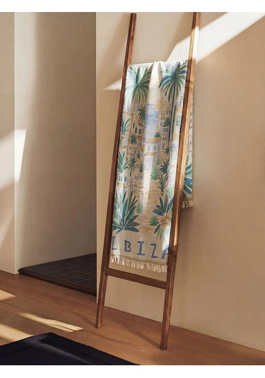 Karışık Pamuklu Peştemal Havlu 90x165 Cm Çok Renkli
