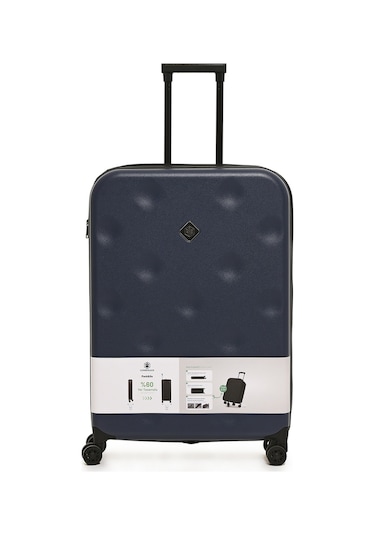 Lumberjack Pack&go Foldable -b 4fx Lacivert Unisex Büyük Boy Valiz 000000000101688076