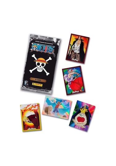 Toyika Panini One Piece Lisanslı Orijinal Trading Kartları Cards Koleksiyonluk 8li