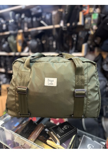 Bagslab Haki Su Geçirmez Kumaş Seyahat Spor Çantası-1009 Haki