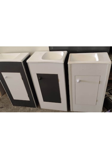 Karavanlara Özel İDATES - Eyveli Banyo Dolabı ( Evye+Dolap)