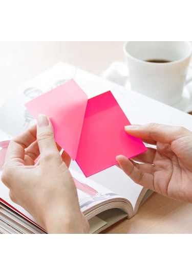 Stıckn 76x76 Yarı Saydam Neon Pembe 50 Yaprak