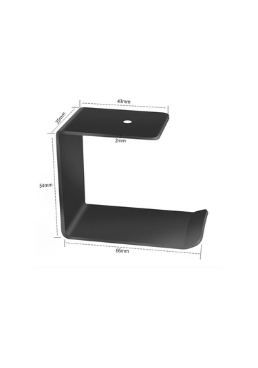 Sones 2 Adet Z5 Tamamen Alüminyum Alaşımlı Kulaklık Tutucu Askı Kancası Duvar Sergileme Rafı Gümüş Gri