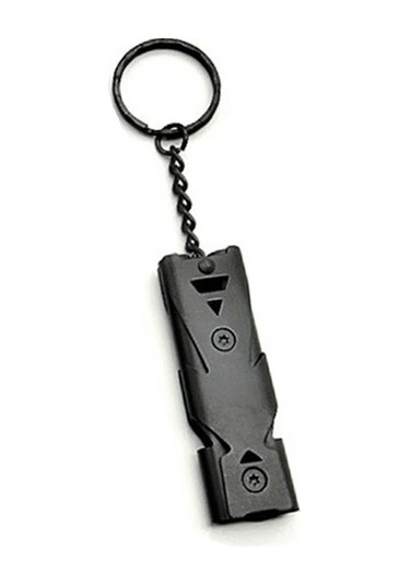 Dolıty Çift Borulu Düdük Hayat Kurtarıcı Acil Sos Siyah Siyah