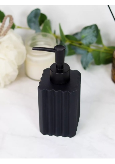 Denezo Seramik Sıvı Sabunluk, Banyo Dağıtıcısı 211382805 Siyah