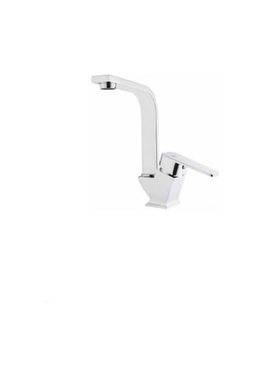 Tema Kare Kuğu Lavabo Bataryası Slim Borulu 61012-l Krom