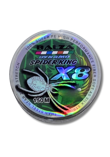 Balza X8 Speder Kıng 150m İp Misina 0.15mm Yeşil