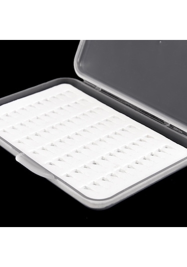 Jeehugo Küçük Boy Saçma Balık İğne Kutusu - Dayanıklı Abs + Eva, Transparent Ve İnce, Uçucu Balıkçılık Aksesuarı