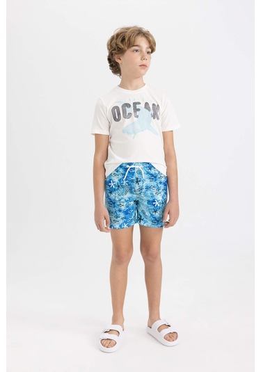 DeFacto Erkek Çocuk Yüksek Taban Çift Bantlı Eva Terlik B8536A824SMWT1