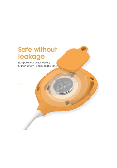 GubisiStore Turuncu Kablolu Bebek Yatak Islatma Alarmı