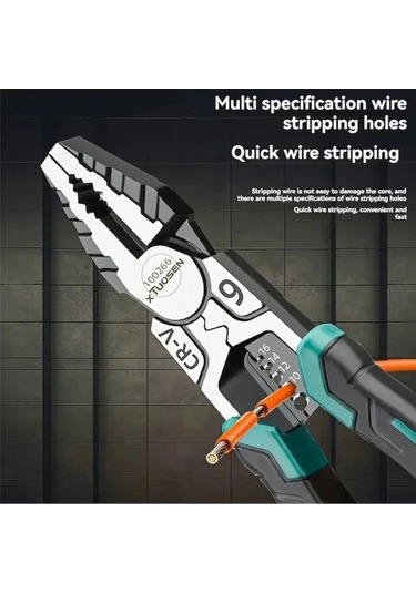Novahub Tuosen 9'lu 1 Alet Süper Alaşımlı Profesyonel Tel Kesme Ve Soyma Pencesi